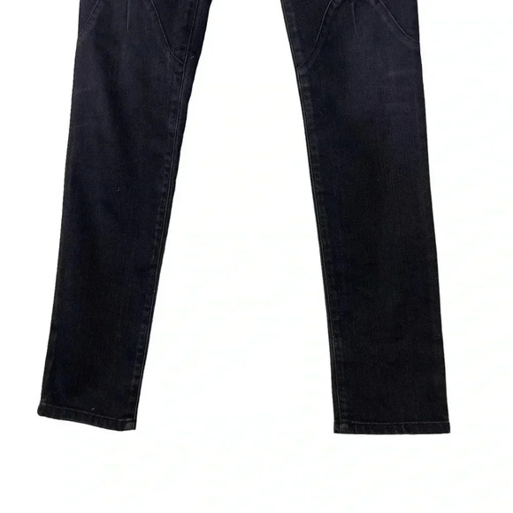 Diesel Low Rise Matic Slim-Tapered Jeans Wash 008Z1 Black Denim Jeans W25 - Picture 2 of 10